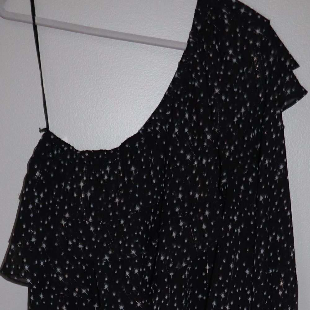 1.State Women's One Shoulder Knit Blouse Size L